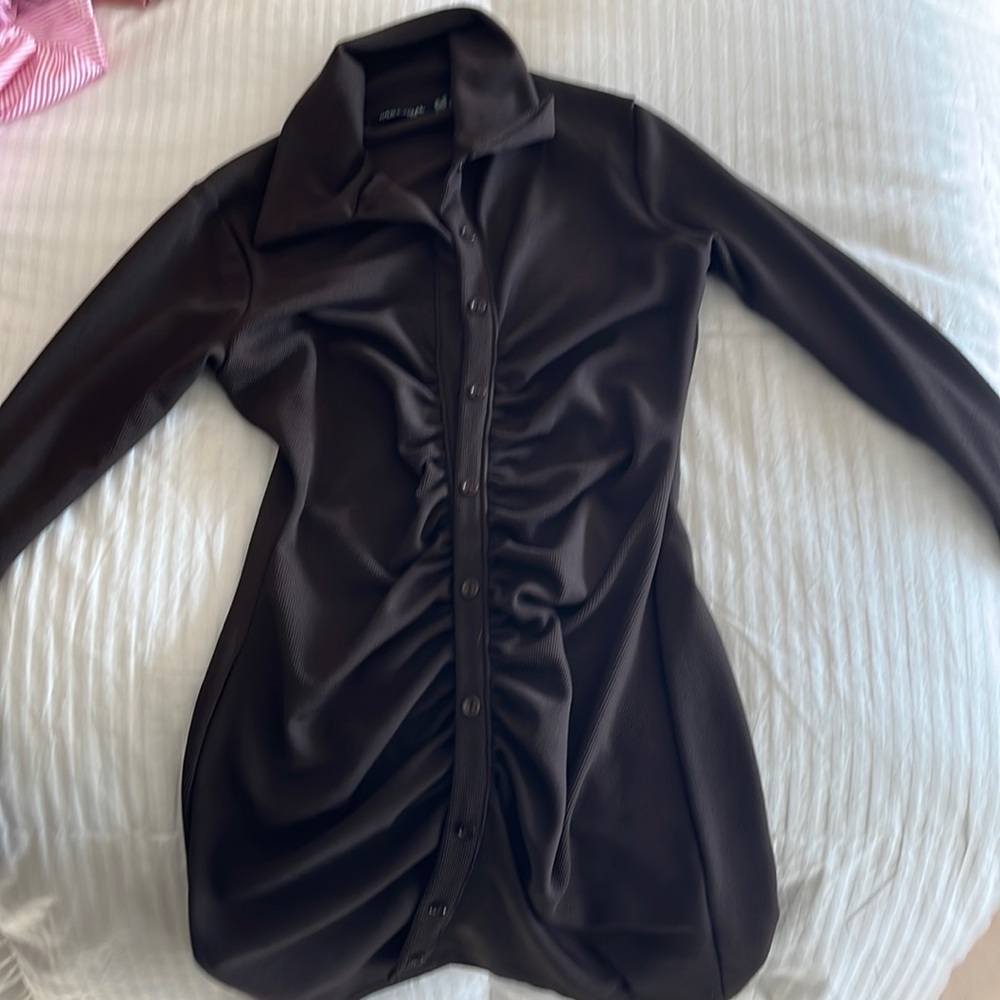 Nasty Gal ribbed dress